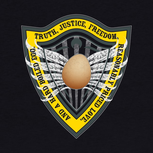 Truth, Justice, Freedom, and a hard boiled egg by puppaluppa